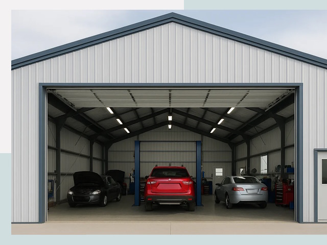 Ангары из сэндвич панелей от 623 руб. в Ижевск