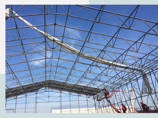 Шатровые ангары от 623 руб. в Ижевске и Удмуртская Республике