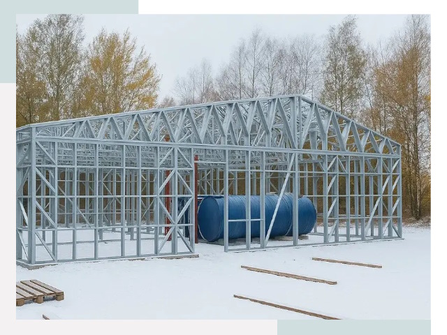 Металлические ангары в Ижевске