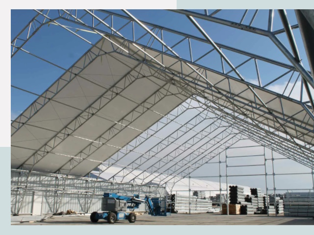 Каркасно-тентовые сооружения от СтальСтрой-Жвс по цене 623 руб.