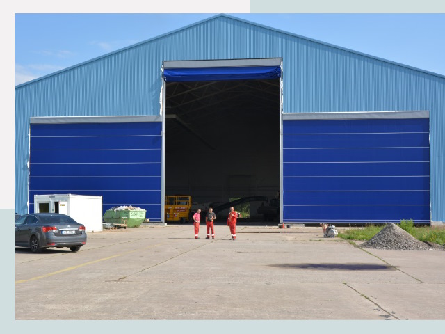 Ангарные ворота в Ижевск от СтальСтрой-Жвс по цене 623 руб.