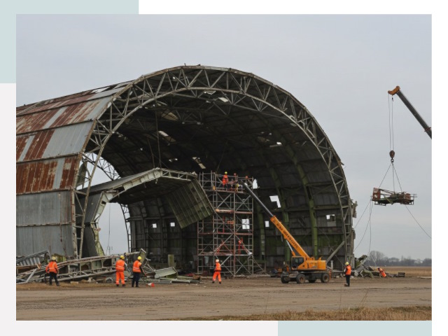 Демонтаж ангаров в Ижевске