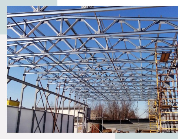 Металлокаркасы для складов в Ижевске