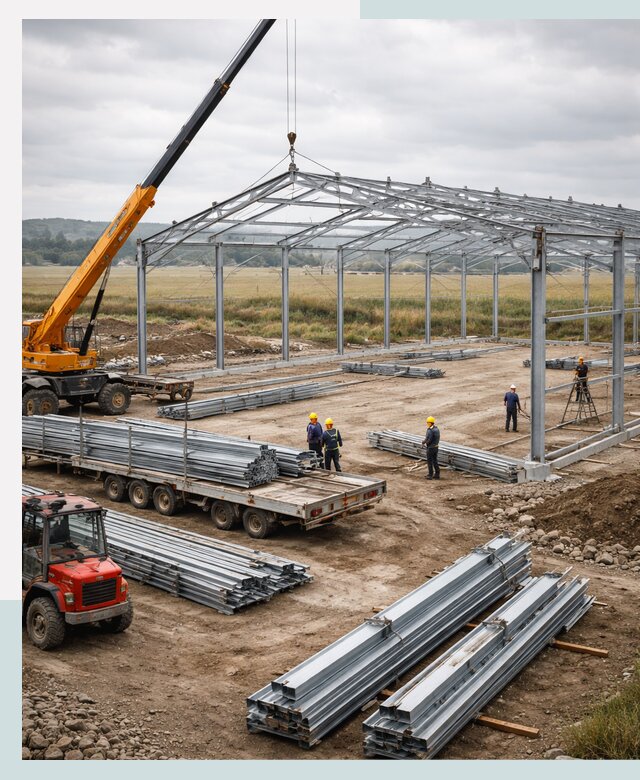 Строительство ангаров для сельхозтехники в Ижевске под ключ