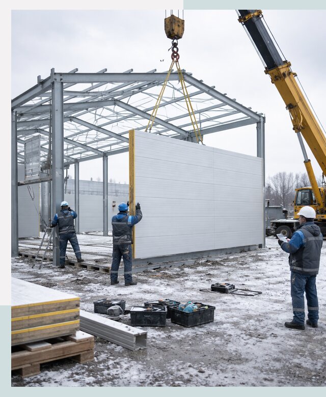 Строительство холодильных складов под ключ в Ижевске