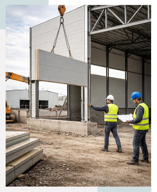 Склад из сэндвич панелей под ключ в Ижевске от 9868 р. | СтальСтрой-Жвс