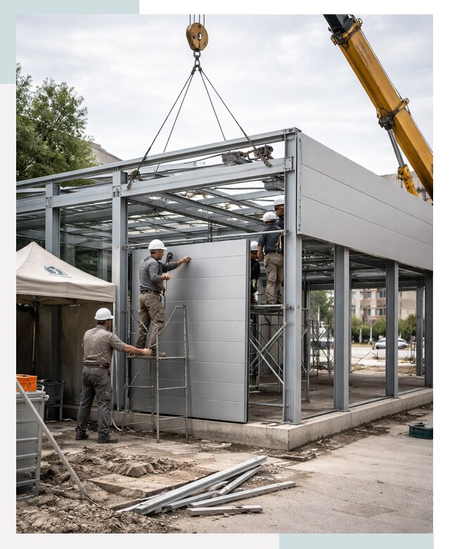 СтальСтрой-Жвс: торговый павильон под ключ в Ижевске от 36355 р.