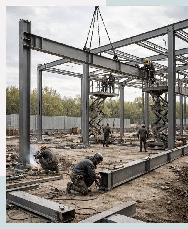 Строительство выставочных павильонов из металлоконструкций в Ижевске