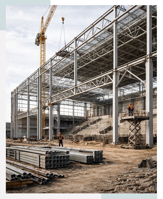 Строительство спортивных комплексов в Ижевске от 31161 р. | СтальСтрой-Жвс