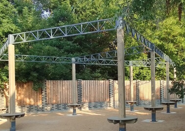 Терраса из металлоконструкций под ключ, проектирование, изготовление и монтаж от СтальСтрой-Жвс